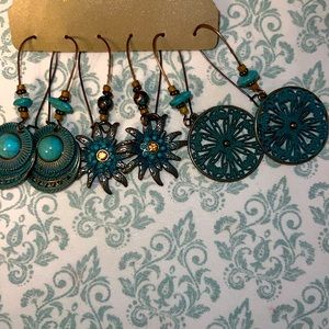 3 set earrings
